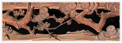 Transom sculpture of GYOGANJI(Art2)